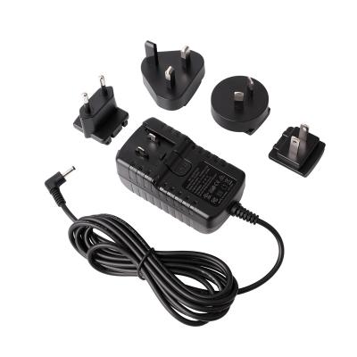 China Camera AC 100 to 240V Input AC DC Power Supply Plug 14V 1.07A Power Adapter Monitor 14Volt 1.07Amp 15Watt Interchangeable Adapter for sale