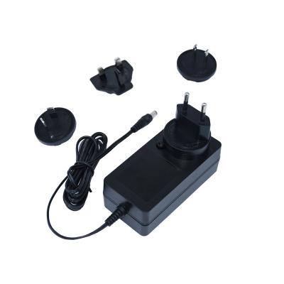 China The PSU ETL CE SAA GS Approval Adapter 30volt 2000ma AC DC With US AU EU UK Plug Interchangeable Supply 30v 2a Plug Power Adapter 99*50*30mm for sale