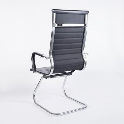 China Cantilever chair selling fixed height support leather chair non-wheel conference office chair for sale