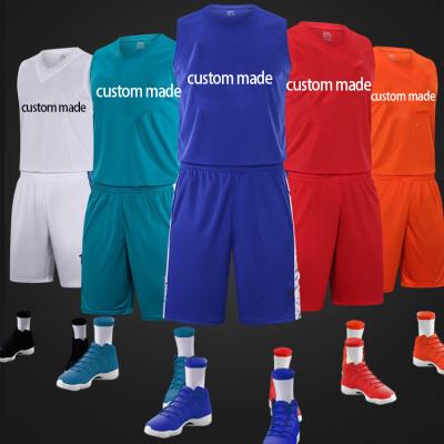 China Wholesale Breathable Sublimation Customized Basketball Tank Top Basketball Blank Suit For Printing for sale