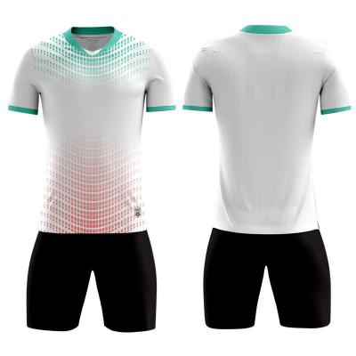 China Sets Customized Breathable Personalized 100% Adult Kids Soccer Jersey Set Polyester Uniform Wear Jersey Kits for sale