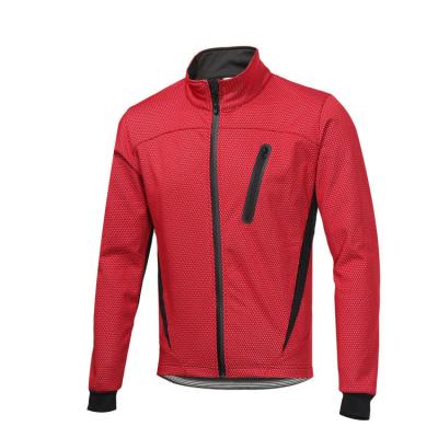 China Windproof Manufacturers Spot Windproof Warm Jacket Outdoor Sports Fall And Winter Fleece Cycling Clothing Tops for sale