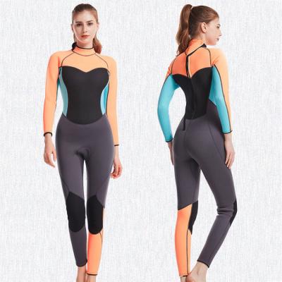 China Breathable Neoprene Wetsuit 2.5mm Zip Diving Suit Female Back Surfing Wetsuit Diving for sale