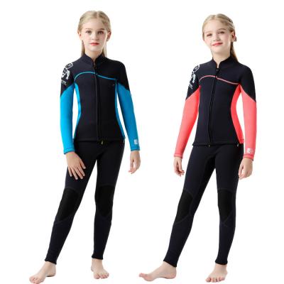 China Breathable Diving Suit For Kids Wetsuits 2.5mm Kids Full Body Wetsuit for sale