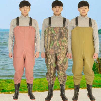 China Chest Breathable Breathable Wader Fishing Wader Suit Breathable Waders for sale