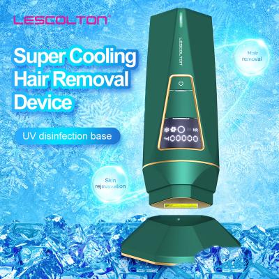 China Outdoor Cool Permanent Device Portable IPL Laser Hair Rejuvenation Ice Hair Removal Laser Hair Remover For Body Christmas Gift OEM ODM for sale