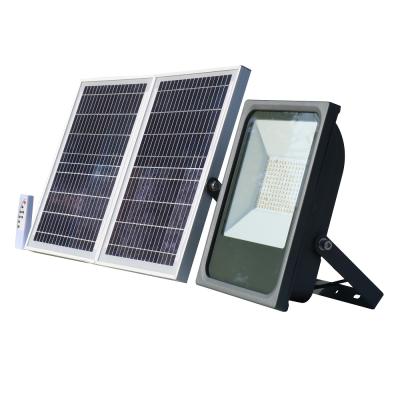 China 2021 Hot Selling Road Remote Control All IP65 Outdoor Solar Powered Solar System LED Wall Light Solar Flood Light for sale