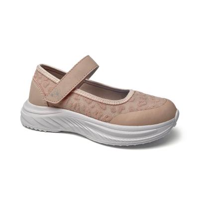 China Mesh Cheap Fashion Girls Walking Style Kids Buckle Strap Slip On Sneaker Shoes For Kids for sale