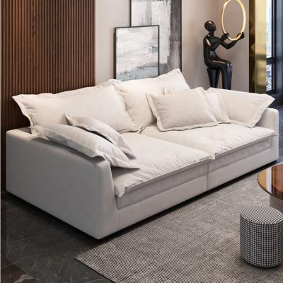 China High quality simple square arm fashion design style sofa fabric upholstered modern sofa for living room for sale