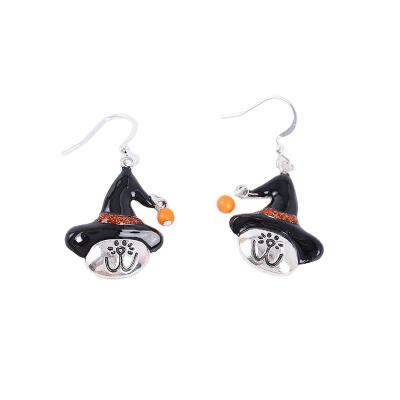 China Punk 2022 Fashion Halloween Gift Hat Magic Fishhook Earrings Combine Earrings for sale