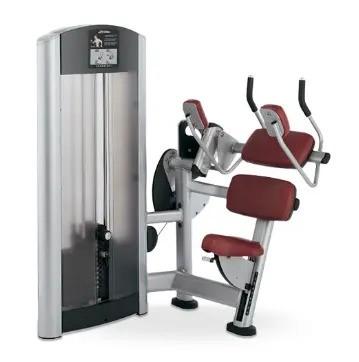 China Gym Equipment Pin Loaded Seated Abdominal Trainer Abdominal Crunch Machine for sale