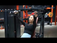commercial indoor fitness equipment: adjustable pin-loaded 3 - function press machine for chest