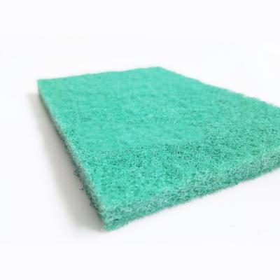 China Sustainable Wholesale Green Nylon Abrasive Kitchen Scrubber Scrubber Pad for sale