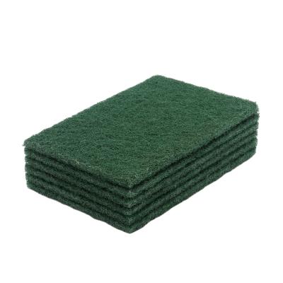 China Sustainable Newest Green Kitchen Heavy Duty Plates Washing Scrubbing Pad for sale