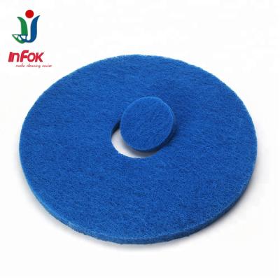 China Floor Cleaning Custom Colors Round Shape Floor Cleaning Polish Pad for sale