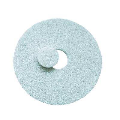 China 17 Inch High Quality White Nylon Fiber Floor Cleaning Custom Round Polish Pad for sale