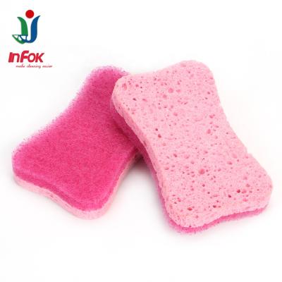 China Sustainable Wholesale Custom Cellulose Multi Purpose Kitchen Sponge Cleaning Scourer for sale