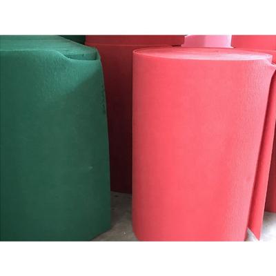 China Sustainable Custom Kitchen Green Non-Scratch OEM Size Sponge Cloth Scouring Cleaning Nylon Pad Rolls for sale