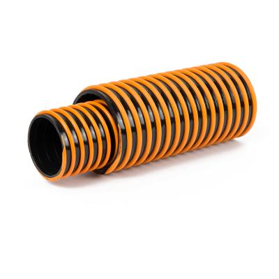 China Durable Flexible Plastic Reinforced Spiral Line PVC Propeller Water Pump Suction Discharge Tube Pipe Conduit Pipe for sale