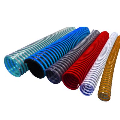 China Durable Quick Delivery Suction Hose Ribbed Type For Water Pump Sewage Hose Large Diameter PVC Price Suppliers for sale