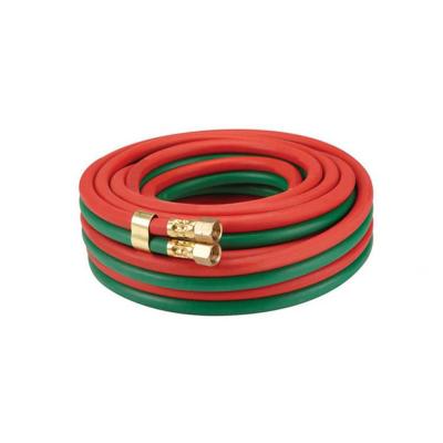 China Durable Oxygen Pipe Product PVC Connection Hose Twin Welding Acetylene Reinforced Hose for sale