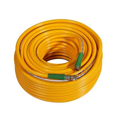 China Durable Power Sprayer PVC Hose High Pressure Joint Hose Woven Spray Hose For Farm Agriculture With Fitting for sale