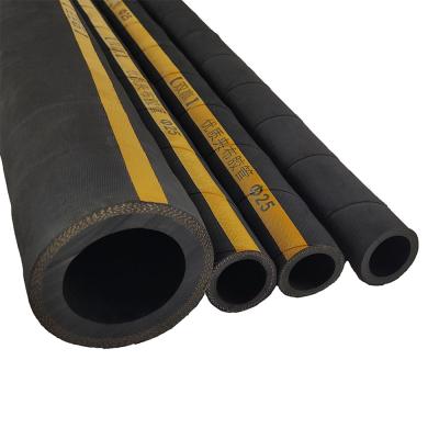 China Durable Line Outdoor Rubber Air Hose , High Pressure Air / Water Rubber Hose Conveying for sale