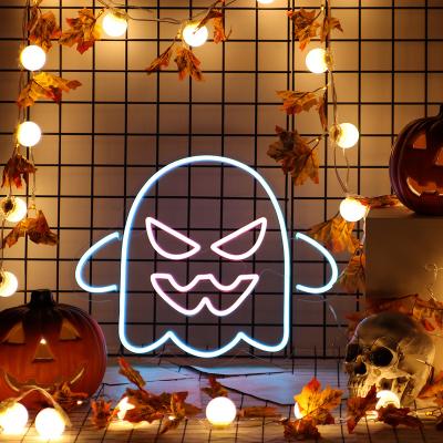 China Shop 2021 Ghost Style Halloween Neon Light Sign Hot Sale Model for sale