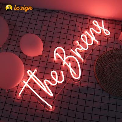 China Residential 12v Led Light Up Signs Neon Flex Neon Letters Wedding Bar Home Decor for sale