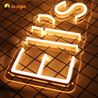 China Outdoor Theme Park Customs Lead Announce Logo Wedding Welcome Sign 12V Neon Sign for sale