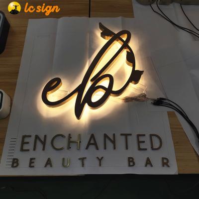 China Super quality buildings metal signate custom sign metal for trumps signs lighting back letters with lower price for sale