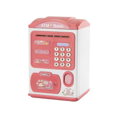 China Kids Fingerprint Toy Money Machine Fingerprint Toy Box Money Box Mini Money Box Password Cash Saving Money Box Smart Saving Electronic Piggy Bank for sale