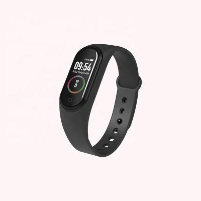 China Bluetooth Smartwatch M4 Watch Heart Rate Sleep Smart Band Color Screen Smart Wristband for sale