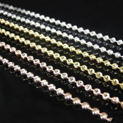 China Hiphop Miss Jewelry High Quality Fashion Moon Cut Pearl Chain Necklace for sale