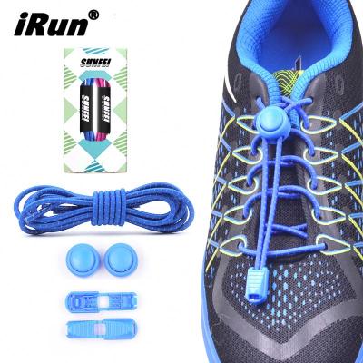 China Latest Design Running Gear Round Safety No Tie Shoe Laces Closure for sale