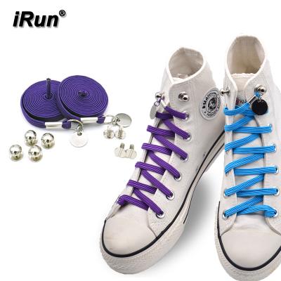 China 3] Flat Irun Elastic Lace Iron Card Smart-attachment Shoe Laces [custom made no tie elastic quick tie shoe laces with DHL FREE SHIPPING for sale