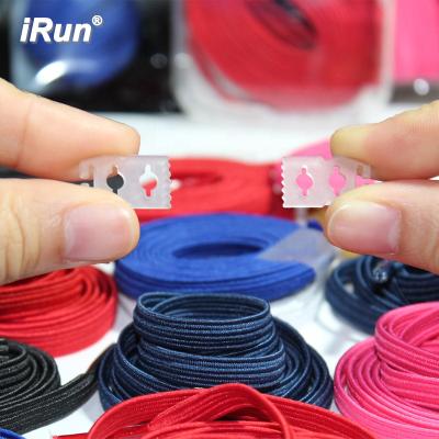 China Round Irun Untied No Tie Flat Elastic Lace For Handicapped With Special Need - No Tie Convenient Quick Shoes Lace - 14 Colors for sale