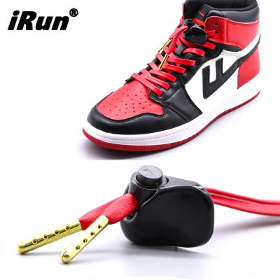 China Accept Custom Style Irun Plastic Shoe Buckle Plugs Laces Plastic Shoe Laces Lock For Jordan Sneaker for sale