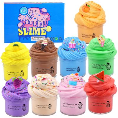 China Lovely Slime Kit with 9 Pack Scented Slime Kit for Girls and Boys, Super Soft and Non Sticky DIY Surprise Slime Charms for sale