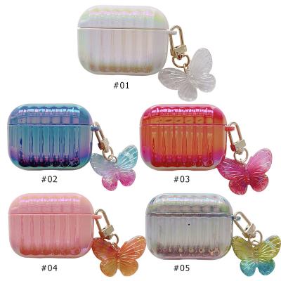 China For Earphone Trunk Color Plated With Key Chain Airpod Case For Glitter Airpod Pro Case For Airpods 2022 Case for sale