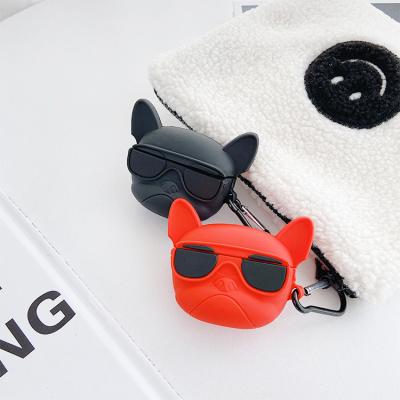 China For Earphone Bull Dog For Airpod Pro Cover Case For Silicone Airpod Case Pro For Airpods Pro Case for sale