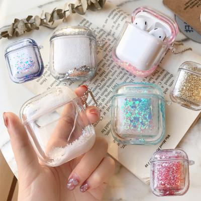 China For Earphone Colorful Quicksand For Liquid Glitter Airpod Case For Liquid Glitter Pro Airpod Case For Airpods Case for sale