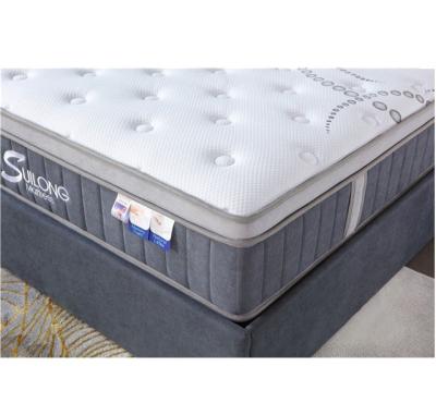 China Luxury King Queen Mattress Colchone Massage Mattress 12 Inch For 3 Zone Pocket Coil Latex Spring Memory Foam Mattress for sale