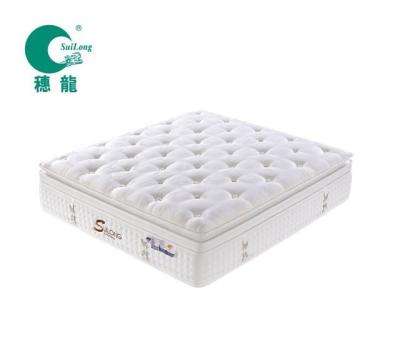 China High Grade Latex Vacuum Compress 100 Latex Pocket Micro Memory Foam Coil Pocket Triple Foam Encasement Mattress for sale