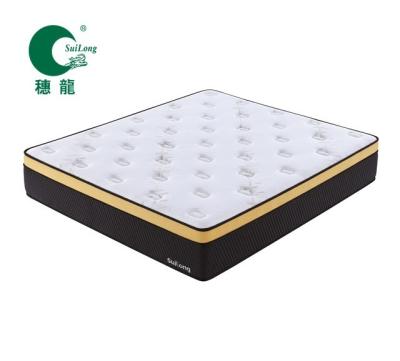 China Queen Size Wave Pocket Spring Queen Size Massage Natural Soft Angel Dream Mattress Latex Memory Foam Mattress for sale