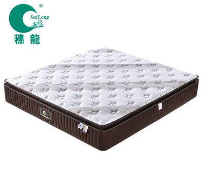 China Massage pocket spring latex foam pillow sleepwell massage bedroom hotel top mattress for sale