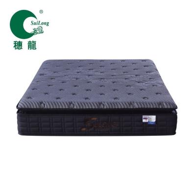 China Massage pocket spring and latex foam inside pillow design mattress comfort massage top mattress for sale