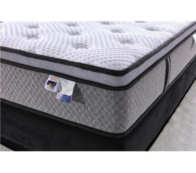 China Large Ergonomic Natural 5 Star Hotel Spring Mattress Massage Bed Latex 100 Single Bed Rolled Mattress for sale