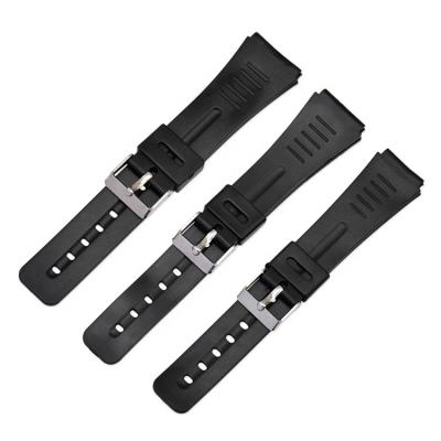 China Durable Cleaning Rubber Watchband for Casio Men's Watches Band for sale