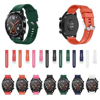 China Quick Release Watchband Waterproof Silicone 22mm For Huawei GT Samsung Classic Speed ​​s3 Frontier Watch Belt for sale